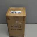 Farmhouse Vase with Artificial Flowers, Rustic Glass Bottle with Tulips Vintage Vase with 14Pcs Flowers VAse with Metal Frame Handle for Dining Room Living Room Table Decor Housewarming Present