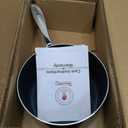 MICHELANGELO 4 Quart Saucepan with Lid, Nonstick Ceramic Sauce Pan with Stainless Steel Handle, 4 Qt Saucepan with Lid Induction Compatible, Oven Safe, Blue