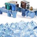 New 242253002 Ice Maker Water Inlet Valve Fit for Refrigerator Frigidaire Electrolux Kenmore Crosley Ice Maker Water Inlet Valve Replace 242102201 2689640, Kitchen Refrigerator, 1 Year Worry-Free