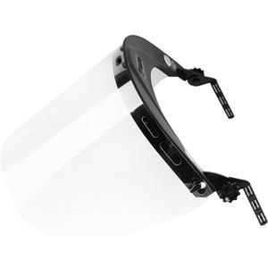 GREEN DEVIL Replacement Polycarbonate Face Shield Protective Full Clear Visor with Mounting Bracket for Chainsaw/Forest Hard Hats/Helmets ANSI Z87.1