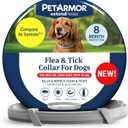 PetArmor Extend Large Dog Flea and Tick Treatment & Prevention, Collar for Large Dogs Above 18 lbs., 8 Months of Protection, Odorless & Non-Greasy, Waterproof, Kills Fleas, Ticks, and Larvae, 1 Count