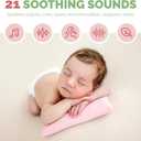 Colic Baby Relief White Noise Sound Machine - Rechargeable Sound Machine for Baby Gas Relief Newborn, Portable with Long Battery Life, 21 Soothing Sounds, Gentle Night Light & Auto Timer