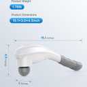 RENPHO Rechargeable Handheld Back Massager with 5 Adjustable Speeds & Modes, Mothers Day Gifts, Cordless Electric Neck Massage Tool for Muscle Relief, Tailored Intensity for Shoulder, Leg, Calf