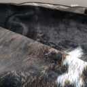 Cowhide Area Rug 5x7,Cow Print Area Carpets for Bedroom, Living Room Carpet Western Rug Rustic Ultra-Thin Washable Throw Floor Rugs Indoor Non Slip Accent Floor Mats for Dining Room,Laundry (Black White Brown)