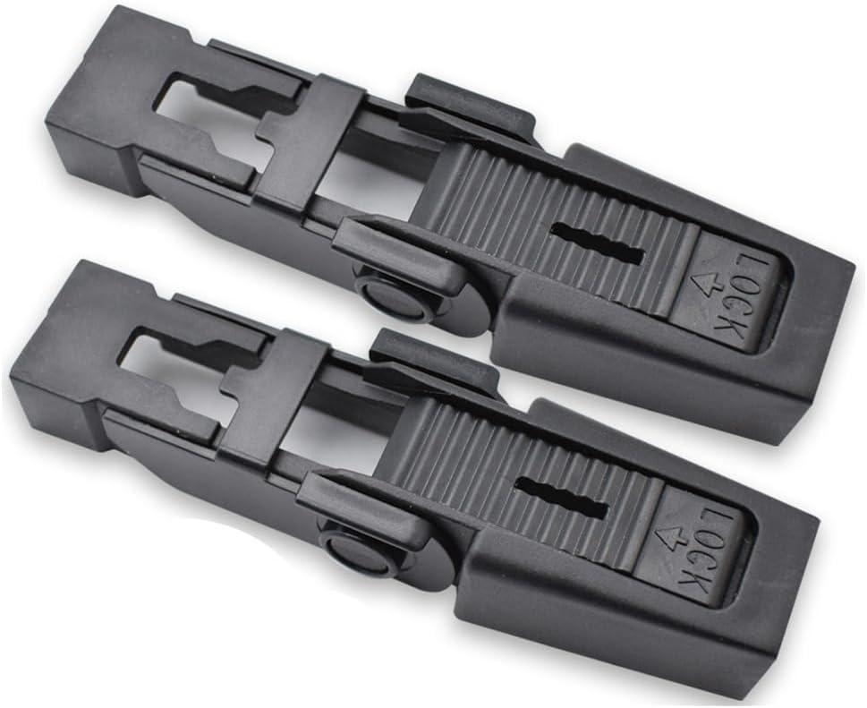 2pcs Front Windshield Wiper Blade Arm Lock Retaining Clip For BMW 5 E39 Audi A4 B6 8E/8H Peugeot 607 OE# DKW100020 Car Replacement
