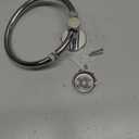 NearMoon Bath Towel Ring, Bathroom Hardware Accessories-Thicken Stainless Steel Hand Towel Holder for Bathroom, Modern Round Towel Hanger Wall Mounted (Chrome, 1 Pack)