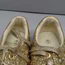 AISFAES Glitter Sparkly Low Top Sequins Lace Up Tennis Shoes Comfort Bling Fashion Shiny Walking Shoes (7 Women/6 Men)