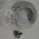 Metal Garden Hose 25 FT - 304 Stainless Steel Water Hose 25 FT - Expandable Short Flexible Garden Hose,no Kink Explosion, no Bite