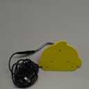 Bird Heater for Cage Parakeets & Conure, Warm Bird Perch Stand, Yellow, Comfortable, Metal, Indoor, 5.4 x 4.72 x 0.6 inches, 0.331 kg