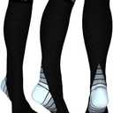 Physix Gear Compression Socks 20-30 mmHg - Men & Women - Running, Nurses, Shin Splints, Flight, Travel