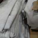 MIULEE 4 Panels Pinch Pleated 100% Blackout Linen Curtains 40"x108" Natural
