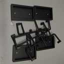 MorningRo 4 Pcs Square Metal Display Stands 6 Inch Plate Frame Holder Easel Stand for Art Panels, Picture, Photos, Plaques