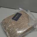 EVERGRACE Soft Polyester Throw Blanket for Couch, Cozy Plush Fuzzy Decorative Polyester Knit Throw Blanket with Tassels,Lightweight Blanket and Throws for Bed Sofa Gift Home Decor, Mocha Brown 50"x60"