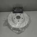 Front Brake Kit Fit for 07-17 Toyota Camry,08-18 Toyota Avalon,07-18 Lexus ES350,13-18 Lexus ES300h, Drilled & Slotted Brake Rotors Ceramic Brakes Pads Replacement,KOE3053 Brake Rotors Brake Pads