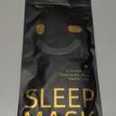 MABAO Sleep Mask for Side Sleeper, Eye Mask for Sleeping Women Men, 3D Contoured Cup No Eye Pressure 100% Light Blocking Sleeping Mask with Adjustable Strap Night Blindfold Flight, Travel, Nap, Black