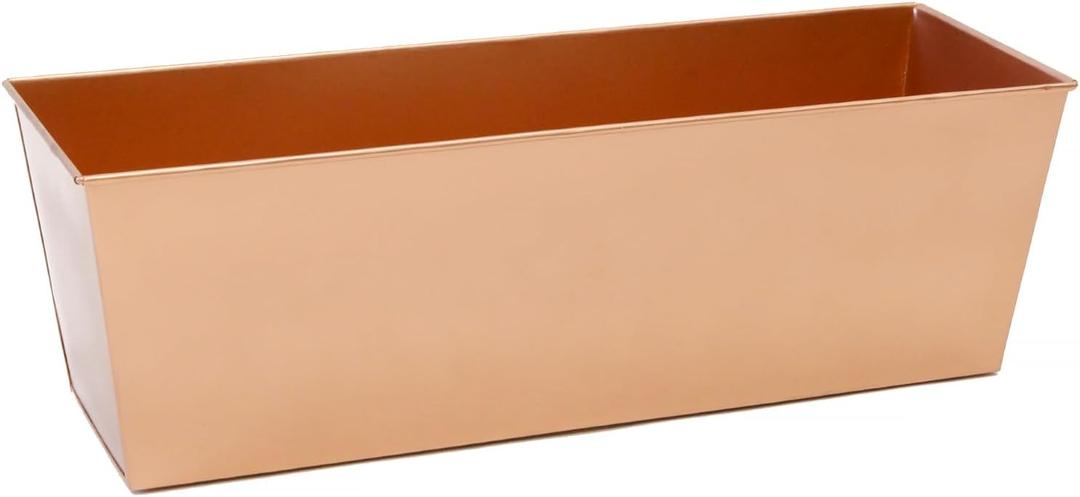 Medium Plain Copper Plated Flower Box
