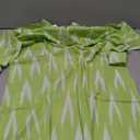 SKAVIJ Men's Pure Cotton Printed Kurta Pajama Set Ikat Design Casual Ethnic Dress (KP118limegreen_Lime Green_S)