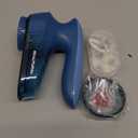 BEAUTURAL Fabric Shaver and Lint Remover, Sweater Defuzzer with 2-Speeds, 2 Replaceable Stainless Steel Blades, Battery Operated, Remove Clothes Fuzz, Lint Balls, Pills, Bobbles (Tufts Blue)