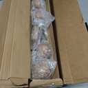 2 Pack Wood Curtain Rods for Windows 28 to 48 Inch,1 Inch Wood Grain Ball Adjustable Curtain Rod,Boho Heavy Duty Curtain Rods,Farmhouse Rustic Window Curtains Rods,Brown Drapery Rods Set 18-45"