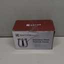 Natier 20 oz Stainless Steel Turkish Coffee Pot  Milk Butter Chocolate Warmer, Cezve Ibrik Briki Stovetop Coffee Maker & Sauce Pan, Greek Arabic Coffee Maker, 18/8 Steel with Non-Drip Spout