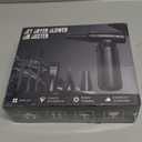 Electric Compressed Air Duster - 33,0000 RPM High-Speed Air Blower Gun, Rechargeable Mini Turbo Fan Cordless for Keyboard, PC, Car, Home & Outdoor Cleaning Dust, Replaces Compressed Air Cans (Silver)