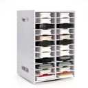 SANFURNEY 48 Slots Ink Pad Spinning Holder Stamp Pad Storage Rack Craft Supply Organizer