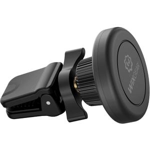 WixGear Universal Twist-Lock Air Vent Magnetic Car Mount Holder for Cell Phones with Fast Swift-snap Technology  Supports Devices up to 14oz