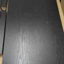 Furinno CLASSIC Coffee Table, Modern Rectangle Coffee Table with 1.8 Inch Thick Tabletop, Side Table for Living Room, Home Office, Black