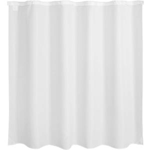 Barossa Design Fabric Snap-in Replacement Liner 70" x 69" - Use for Hotel Style Shower Curtain, Removable & Machine Washable, Water-Repellent - White, 70x69