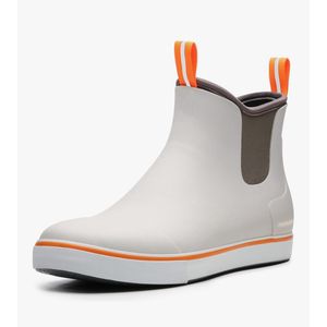 Furuian Men's Deck Boots Fishing Boots Waterproof Rain Boots Ankle Shoes Slip On Neoprene Rubber Footwear Chelsea Shoes Men Botas Para Hombre for Gardening Fishing Boating Camping Sailing, 11.5