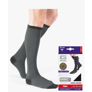 Neo G Men's Compression Socks - True Graduated Compression - Class 1 Medical Device – Grey