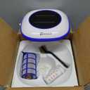 Solar Pool Ionizer, Floating Water Cleaner and Purifier - Cleans Pools Up to 45,000 Gallons, Ideal for Above Ground, In-Ground Pools, Spas, and Hot Tubs(Blue)