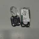 2 Pack Airtag Holder with Wire Cable, Secure Lock Airtag Keychain,IPX7 Waterproof,360Hard Protective Air Tag Case Holder for Apple Air tag for Key Chain,Key Ring,Car,Luggage (Black)