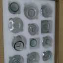 RUCKAE Small Clear Bud Vases Bulk 12 Pack Mini Flower Glass Vases for Centerpiece Table Wedding Decorations Home Decor Party(Transparent)