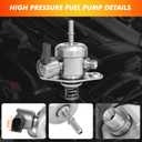 High Pressure Fuel Pump Compatible for Mini Cooper 2012-2015, Cooper Countryman 2012-2016, Cooper Paceman 2013-2016 L4 1.6L, Replace HM10080 13517630644