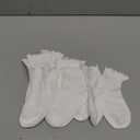 6 Pairs Toddler Ruffle Socks for Girls Baby Grip Socks Non Slip Socks Cute Grippy Frilly (3-5T)