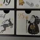 SUNGIFT Wooden Advent Calendar - Reusable Advent Calendars Ultimate Christmas Collection with Trees, Snowmen, Reindeer & More on 25 Fillable Drawers