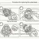 SH71/52 Replacement Heads for Philips Norelco Shaver Series 7000 and 5000,Compatible with noreclo Shaver, Blades for S5531 S5532 S5535 S7732 S7735 S7782 S783,6Pack