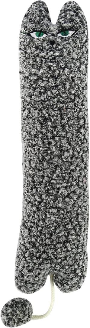 TTcat Catnip Silvervine Matatabi Pillow for Cats & Kittens, Cat Kicker Toy, Large Size Cat Pillow Soothing Plush Cat Toy(Grey)