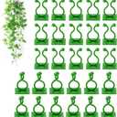 150Pcs Plant Clips for Climbing Plants Wall Clips with Stickers- Plant Wall Clips Pothos Plant Climber Support Plant Clips Plant Hooks for Vine Clips Money Plant Clips for Wall Plant Support