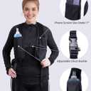 Blue Quartz 15L Hiking Backpack with Soft Flask, Ultralight Hiking Daypack with Chest Pockets for Phone Sternum Straps, Lightweight Foldable Packable Back Pack for Women Men(patent pending) (Black)