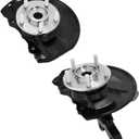 Set of 2 Front Steering Knuckle & Wheel Hub Bearing Assembly