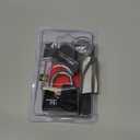 Master Lock Covered Padlocks with Key, Outdoor Locks, 2 Pack, 141T (Black)