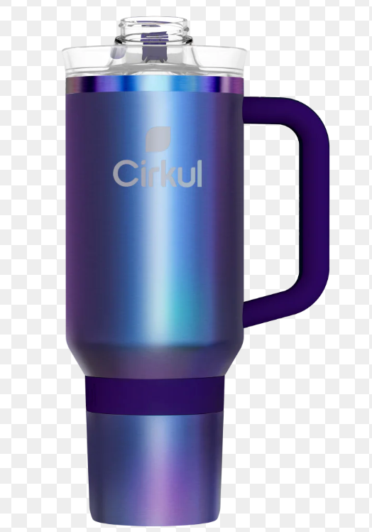 Cirkul 40oz. Lilac Stainless Steel Tumbler with Handle