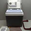 Koolatron 26 qt Portable Cooler - Electric Cooler for Car, Camping, Travel, 12 V Insulated Hard Sided Refrigerator for Vehicle, Boat, Truck, No Ice Cooling, Cools Drinks,Food for Road Trip.