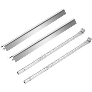 Grill Replacement Parts for Charbroil Performance 2 Burner 463654022, 463655021, 463655421,Grill Part for Charbroil 4 Burner 463365021,Grill Burner G327-2100-W1,Heat Tent G325-0002-W1,Set of 2