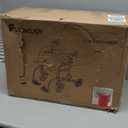 Helavo 2 in 1 Walker Wheelchair Combo - Foldable Aluminum Rollator with Footrests - Convertible to a Transport Chair, 300 lbs Load Capacity - Maximum Mobility in All Situations