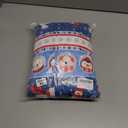 Christmas Onesie Pajamas Family Vacation Novelty One-piece Hooded Matching PJs Allover Pattern Sleepwear Nightwear (X-Large, Blue Bear Penguin)