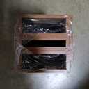 upsimples Floating Shelves for Wall, 23.6 Inch Shelves for Decor Storage Set of 6, Wall Mounted Wood Shelf for Bedroom, Living Room, Bathroom, Kitchen, Long Picture Ledge Shelves, Brown