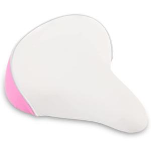 Wide Kids Bike Seat for Girls Bike, Purple & Pink